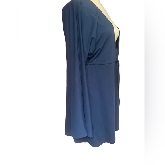 NWT Toes on the Nose Swimsuit Cover-Up Dress Blue Sandy Beach Dress Size M - Picture 2 of 7